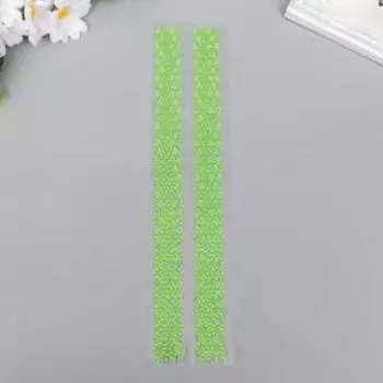 Декоративная самоклеящаяся лента из страз. длина каждой 300 мм, ширина 15-20 мм.