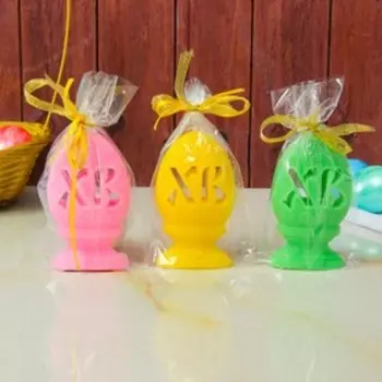 Свеча декоративная «Яйцо ХВ», МИКС