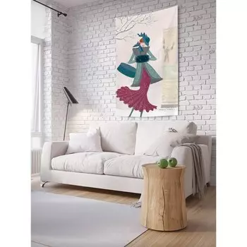 Декоративное панно с фотопечатью «Зимний стиль», вертикальное, размер 150х200 см