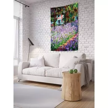 Декоративное панно с фотопечатью «Сад художника», вертикальное, размер 100х150 см