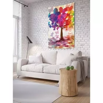 Декоративное панно с фотопечатью «Сезон бабочек», вертикальное, размер 100х150 см