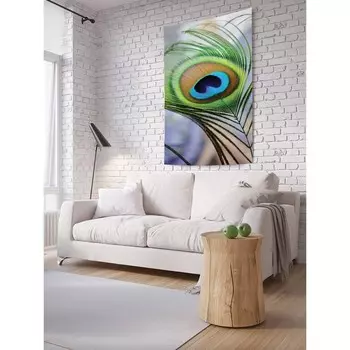 Декоративное панно с фотопечатью «Волшебное перо», вертикальное, размер 100х150 см