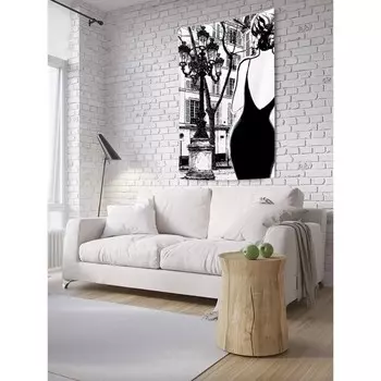 Декоративное панно с фотопечатью «Маленькое черное платье», вертикальное, размер 100х150 см