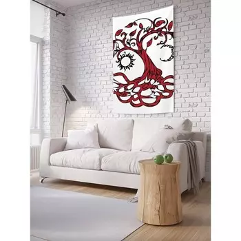 Декоративное панно с фотопечатью «Древо времени», вертикальное, размер 100х150 см