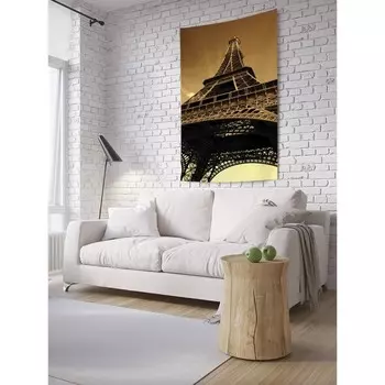 Декоративное панно с фотопечатью «Подножье Эйфелевой башни», вертикальное, размер 150х200 см