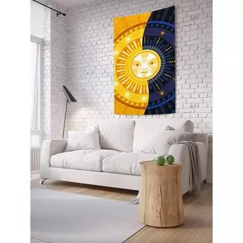 Декоративное панно с фотопечатью «Суточные перемены», вертикальное, размер 100х150 см