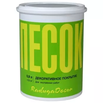 Декоративное перламутровое акриловое покрытие "Песок" 2,7 л