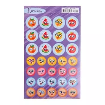 Декоративные наклейки "Фруктики" 16х10 см
