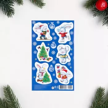 Декоративные наклейки "Символ года - 1" 10х16 см