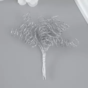 Декоративный элемент для творчества "Спираль" серебро