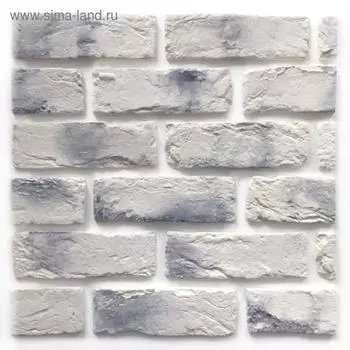 Декоративный камень Кирпич оптима (62шт в наборе) оникс черный 1м2