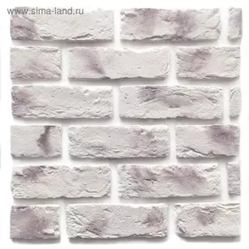 Декоративный камень Кирпич оптима оникс (62шт в наборе), 1м2