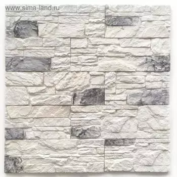 Декоративный камень Сланец Ассорти (40шт в наборе) оникс черный 1м2