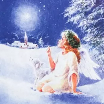 Декупажная карта "Ангелы" плотность 45г/м2 формат А4