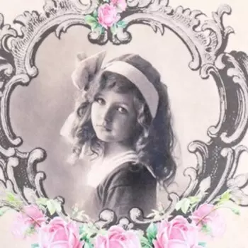 Декупажная карта "Девочки" плотность 45 г/м2 формат А4