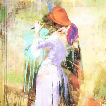 Декупажная карта "Искусство " плотность 45 г/м2 формат А4