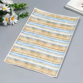 Декупажная карта "Полосы" формат А4, плотность 45г/м2