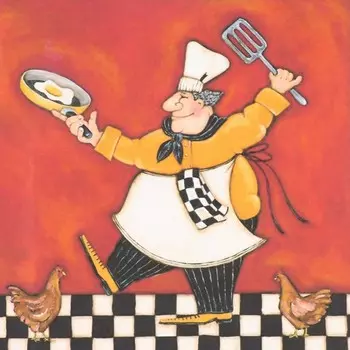 Декупажная карта "Повара" плотность 45г/м2, формат А4