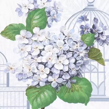 Декупажная карта "Сирень" плотность 45г/м2, формат А4