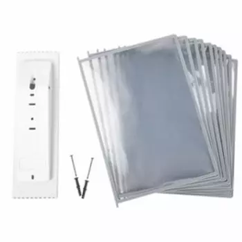 Демосистема настенная на 10 панелей А4 STAFF, серые