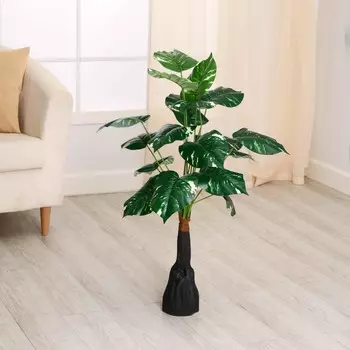 Дерево искусственное «Филодендрон конго», h=80 см