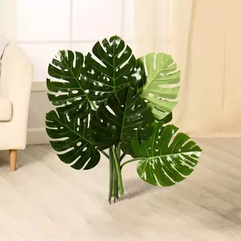 Дерево искусственное «Монстера», h=65 см