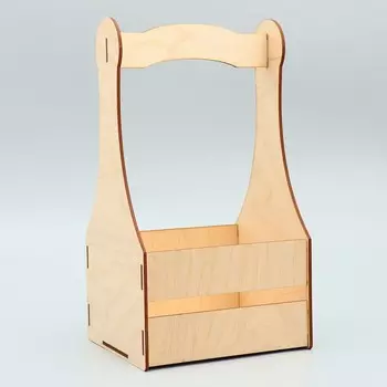 Деревянное кашпо «Nature», 15 х 12 х 28,5 см