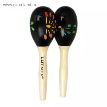 Деревянные маракасы Fleet M233 на ручке диаметр 4.5cм, длина 15.5см.