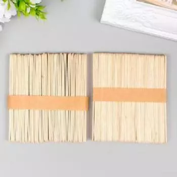 Деревянные палочки плоские "Hobby time" 100 шт, 12,5 см
