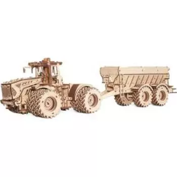 Деревянный 3D конструктор «Прицеп к трактору Кировец К-7М»