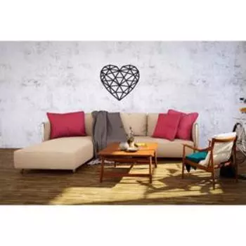 Деревянный интерьерный пазл «Сердце»