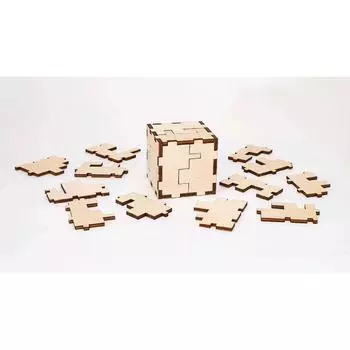 Деревянный конструктор-головоломка «Cube 3D puzzle»