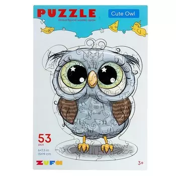Деревянный пазл «Милая совушка» S