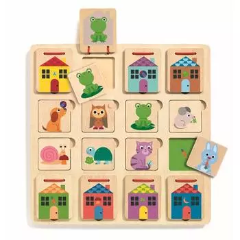 Деревянный пазл «Пазл-вкладка Кабанимо»