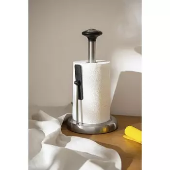 Держатель для бумажных полотенец со стоппером Smart Solutions Mio, 19.5х37 см, хром