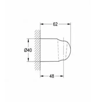 Держатель для душа GROHE настенный Relaxa Plus