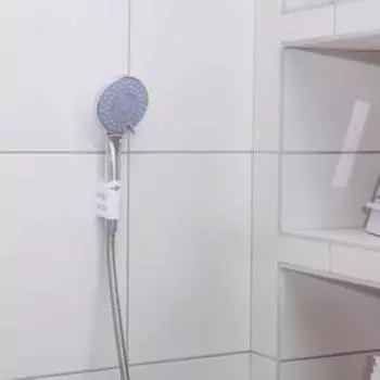 Держатель для душа на присосках, цвет белый