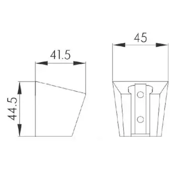 Держатель для душевой лейки Славен СЛ-ЗП-040, ABS-пластик, серебристый