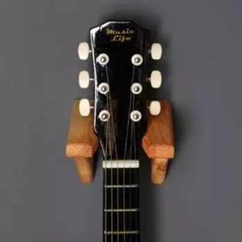 Держатель для гитар "Классика", настенный, массив ясеня