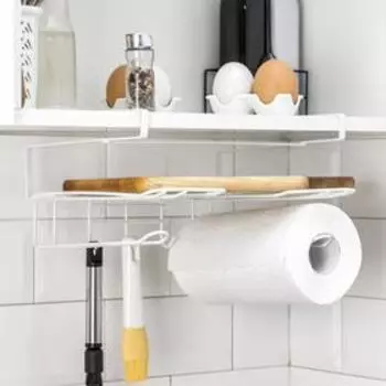 Держатель для кухонных принадлежностей Доляна, подвесной, белый