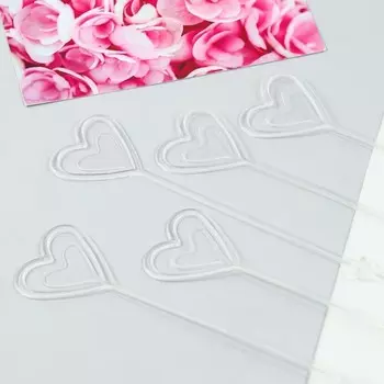 Держатель для открытки "Прозрачный", 34см