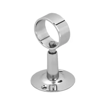 Держатель для полотенцесушителя Point PN00009, с кольцом 1", хром