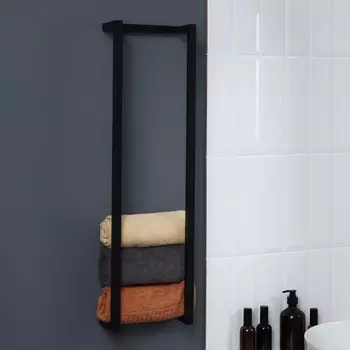 Держатель для полотенец, 102380 см, чёрный