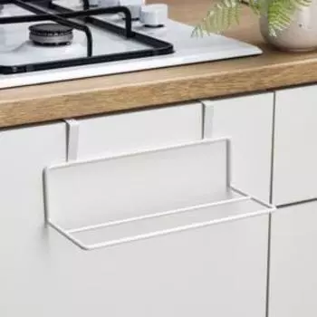 Держатель для полотенец на дверцу Доляна, 24.51010 см, белый