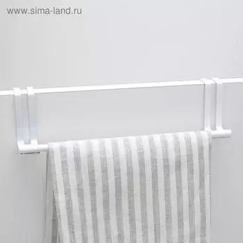Держатель для полотенец на дверцу, белый