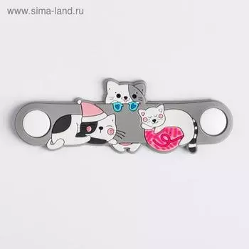 Держатель для проводов «Вжух и всё в порядке», 8,5 х 0,4 х 2,9 см.