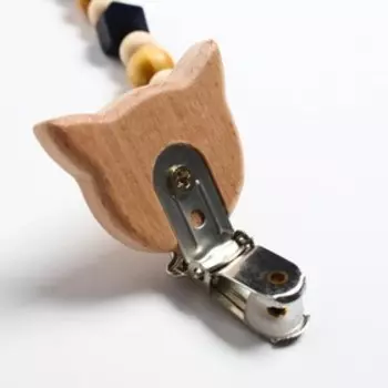 Держатель для пустышки деревянный, «Кошечка»