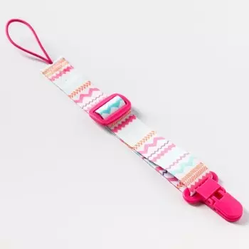 Держатель для соски - пустышки Крошка Я «Орнамент», на ленте