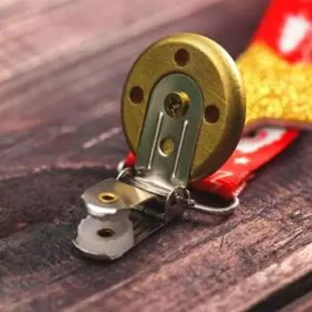 Держатель для пустышки с лентой «Мой 1 Новый год»