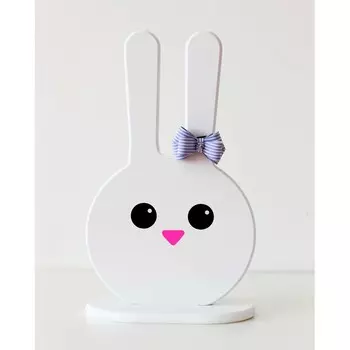 Держатель для резинок «Зайка», белый